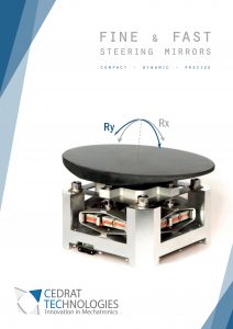 FINE AND FAST STEERING MIRRORS BROCHURE front page