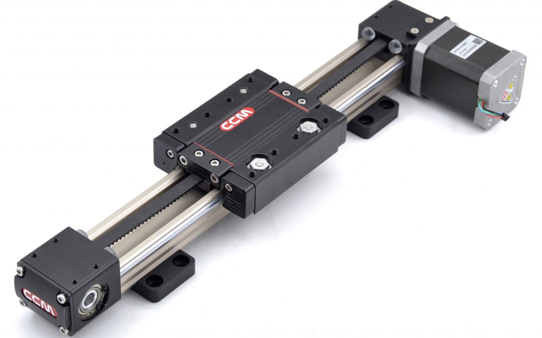 What is the maximum speed of a linear guide belt drive actuator?