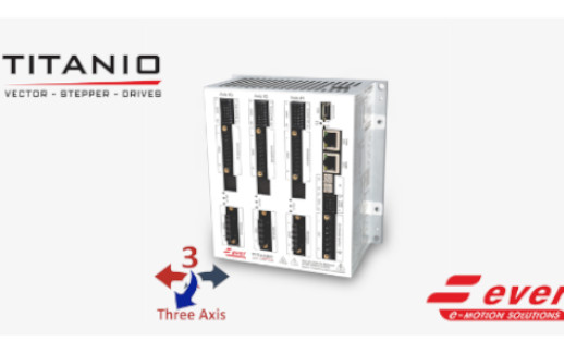 Three-Axis Stepper Drive With Integrated PLC Functions